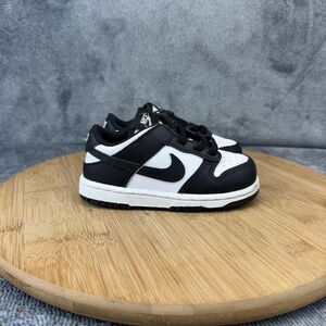 Nike Dunk Low Shoes Boys Size 7C Black White Basketball Sneakers CW1589-100